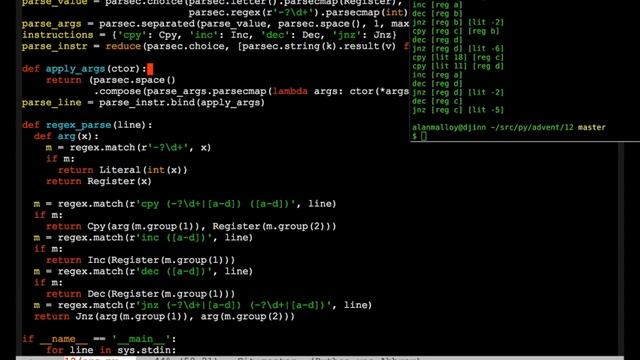 Advent of Code 2016 day 12 смотреть онлайн
