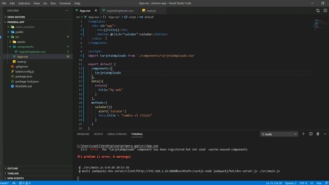 Crear un componente Vuejs смотреть онлайн