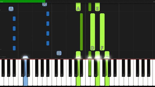 Lay All Your Love On Me - ABBA I Piano Tutorial I Medium Sheet Music PDF I Keyboard I SLOW смотреть онлайн