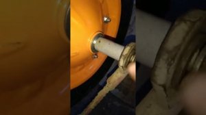 Ремонт садовой тачки/как сделать ось/сделай сам