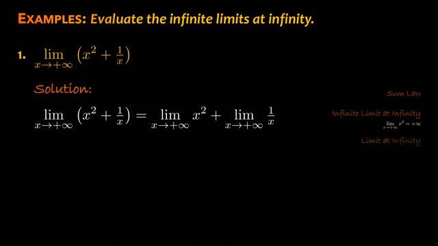Infinite Limits at Infinity (Polynomial, Rational, and Transcendental Functions) | CALCULUS 1 смотреть онлайн
