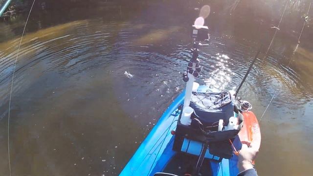 Fishing from my New Kayak (Test Run | Pelican Getaway HD II) смотреть онлайн