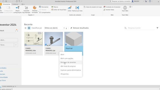 Aula 552 - Tela Inicial , Interface e Novidades do Inventor 2024 смотреть онлайн