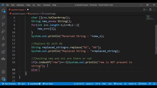 OOPS 7-A : Perform functions on Strings - Reverse, Replace, Check Substring ! смотреть онлайн