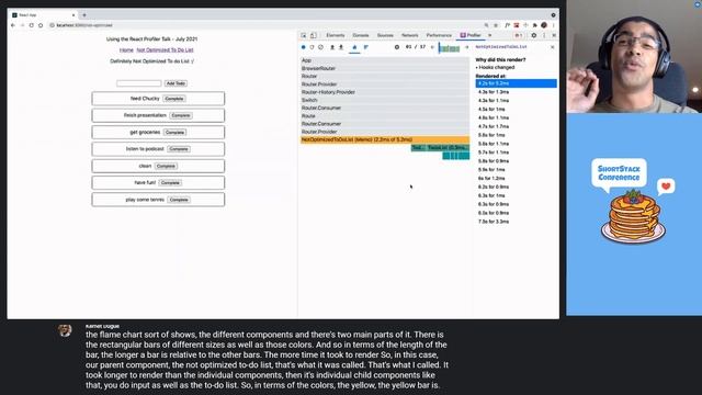 Using the React Profiler - Kemet Dugue смотреть онлайн