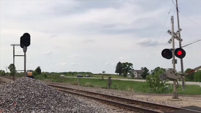 CP Watertown Sub 2nd Track rebuild? Plus Amtrak #8 (5/25/18) смотреть онлайн