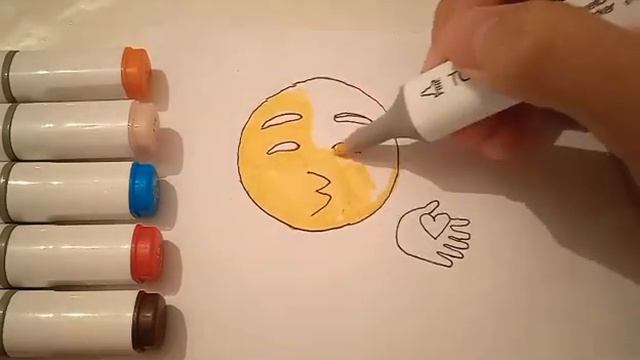 Как нарисовать смайлика? смотреть онлайн