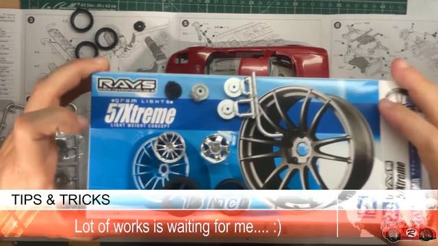 Tamiya Honda NSX - part 1- unboxing and body preparation смотреть онлайн