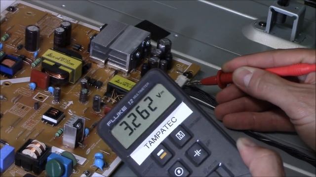 LED LCD TV REPAIR sound but no picture, black screen, dark picture pt1 смотреть онлайн