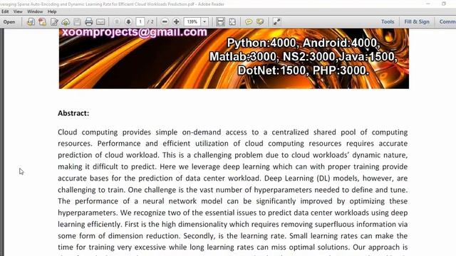 Leveraging Sparse Auto Encoding and Dynamic Learning Rate for Efficient Cloud Workloads Prediction смотреть онлайн