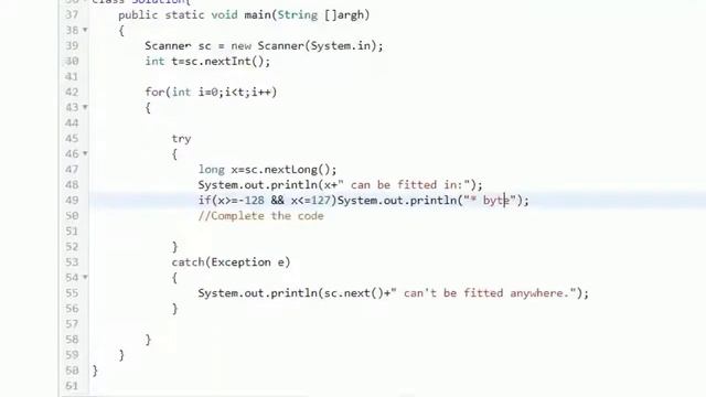 8. Java Datatypes - Introduction || Java || Hackerrank смотреть онлайн