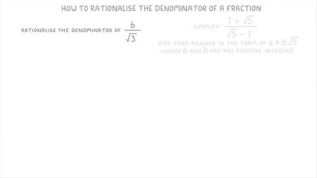 GCSE Maths - How to Rationalise the Denominator of a Surd (Part 3/3) #42 смотреть онлайн