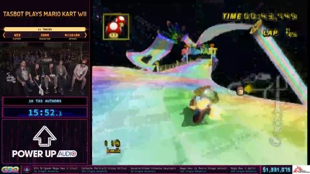 TASBot plays Mario Kart Wii presented by dwangoAC in 16:53 SGDQ2019 смотреть онлайн