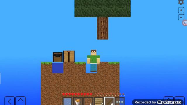 skyblock 2D майнкрафт смотреть онлайн