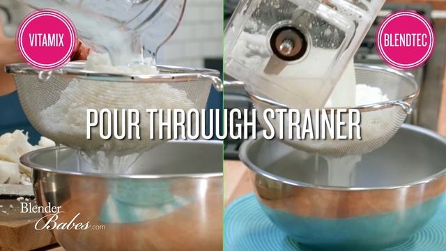 Blendtec vs Vitamix How to Rice Cauliflower by Blender Babes смотреть онлайн