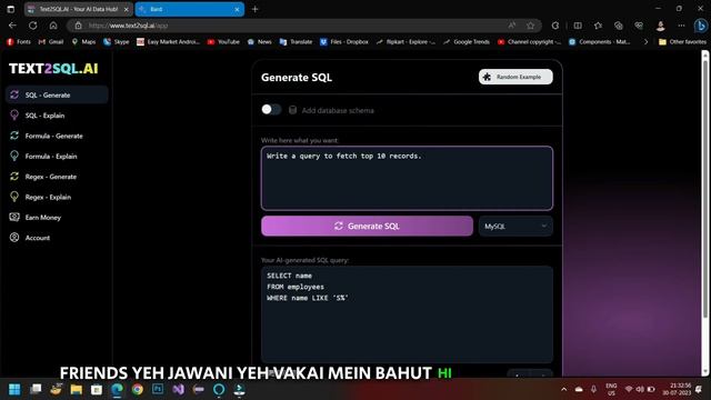 Write Sql Query with AI very easily using text2sql.ai website смотреть онлайн