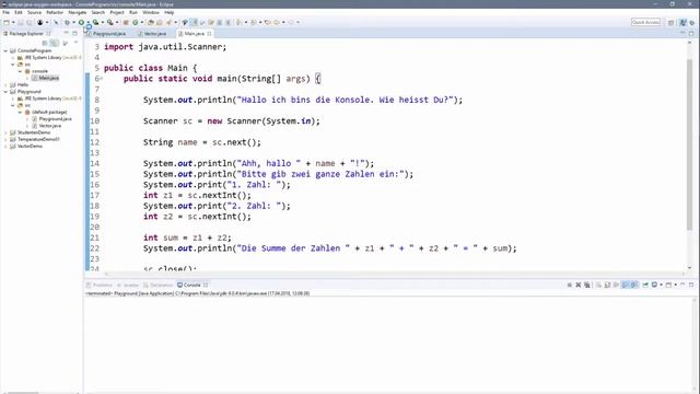 ? JAVA | Konsolenprogramme 03 - Javaprogramm als Executable ausliefern: Runnable JAR mit Batch-Date смотреть онлайн