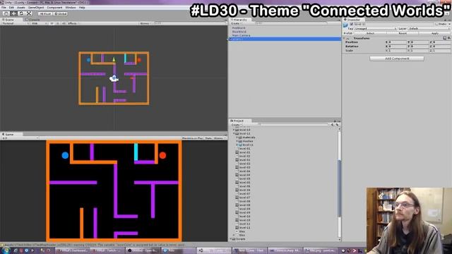 Ludum Dare #30 - "Dots" Timelapse смотреть онлайн