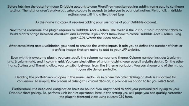 How to Create a Project Portfolio Gallery In WordPress Using Dribble Shots смотреть онлайн