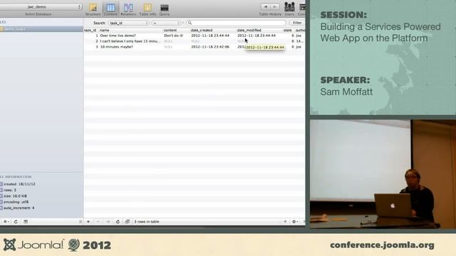 Building a services powered web app on the Platform - Sam Moffatt смотреть онлайн
