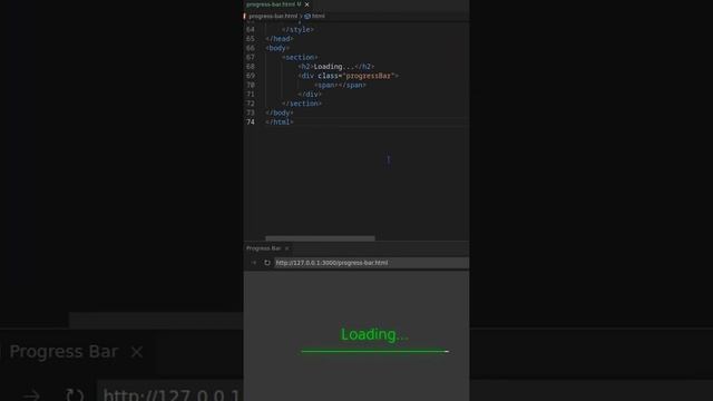 Bengali: How to create a custom Progress Bar in HTML CSS only | Geekboots смотреть онлайн