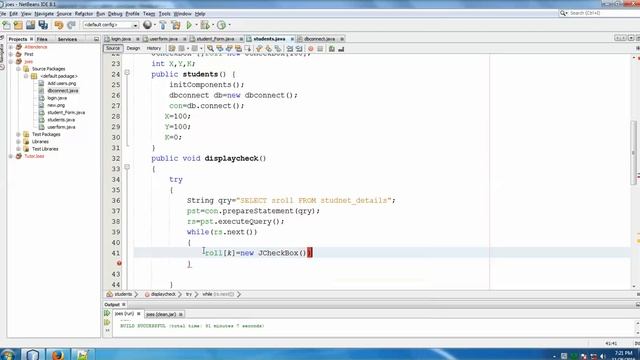 How To Display Table Field Values As Check Boxes In JFrame part-2 In NetBeans With MySql In Tamil смотреть онлайн