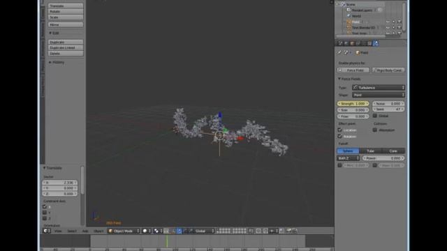 Анимация, трансформация текста. В Blender3D 2.76. смотреть онлайн