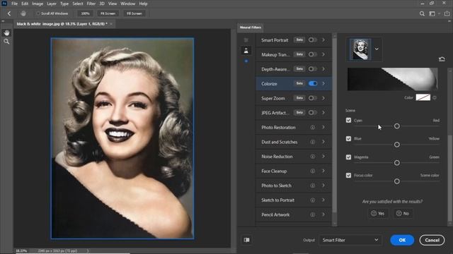 Adobe Photoshop cc 2021 new features | Neural Filters | Photoshop new tools смотреть онлайн