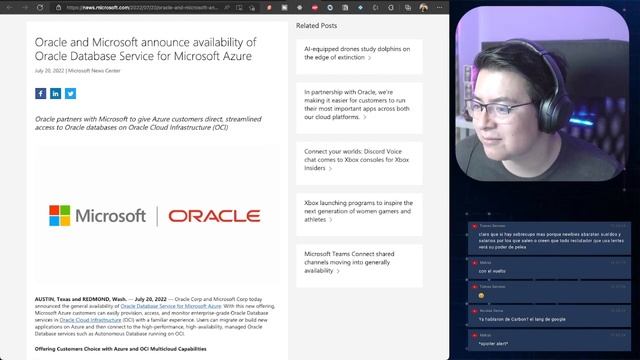Centros de datos se derriten y Microsoft y Oracle se asocian смотреть онлайн
