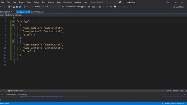 Чтение файлов JSON в C++ смотреть онлайн