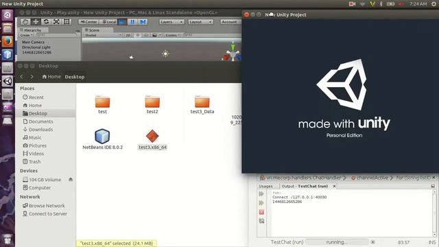 Demo Real-time Game Server made by Netty (Java) смотреть онлайн