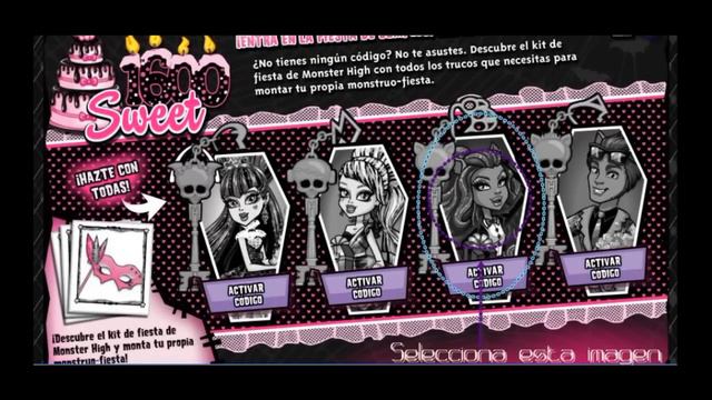 ~ Codigo Monster High Llave Monstruosa Sweet 1600 ( Clawdeen Wolf ) ~ смотреть онлайн