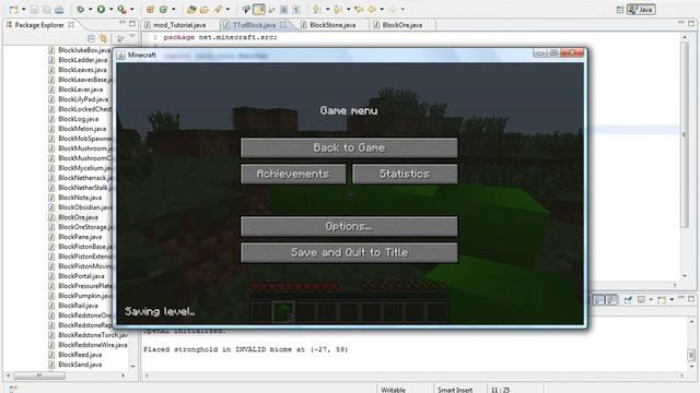 Minecraft Modding Tutorials: Creating Advanced Blocks смотреть онлайн
