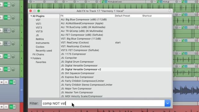 The Search Filters in REAPER смотреть онлайн