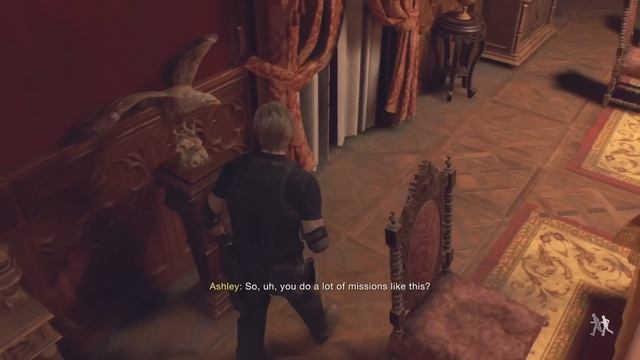 Resident Evil 4 Remake: Ashley and Leon flirting смотреть онлайн