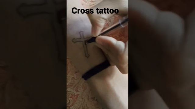 cross tattoo short video✝️✝️✝️ смотреть онлайн