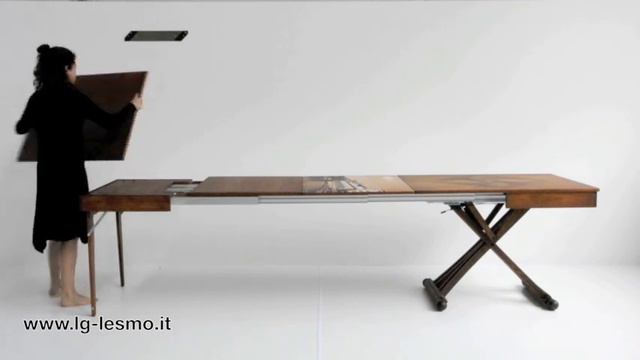 TAVOLO TRASFORMABILE MAGICO ESTENSIBILE 14 POSTI LG-LESMO смотреть онлайн