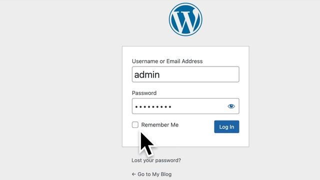 WP Login To WordPress смотреть онлайн