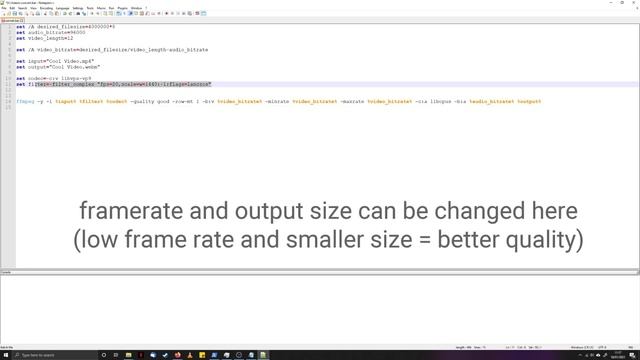 Convert a video to a webm with a maximum 4MB filesize (Windows 10) смотреть онлайн