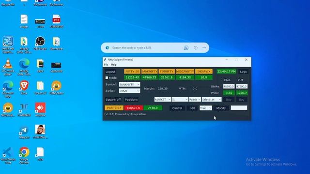 Nifty Scalper v1.3.3 | Algo trading software for beginners | New Updates! смотреть онлайн