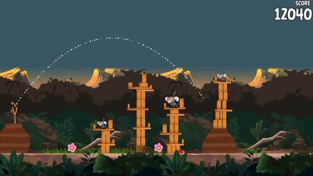 Angry Birds Rio Прохождение Jungle Escape. Уровень 3-1 смотреть онлайн