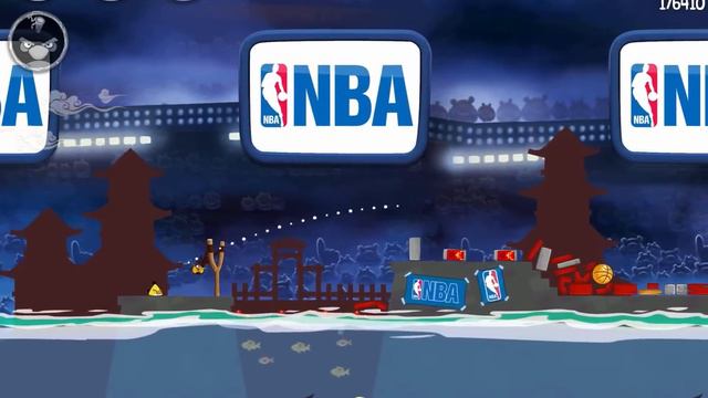 Ham Dunk 1-15 | Score 176570 | Angry Birds Seasons смотреть онлайн