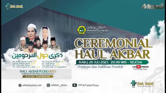LIVE STREAMING MAULID HABSYI HAUL AKBAR PP. AL FALAH PLOSO 2023 смотреть онлайн