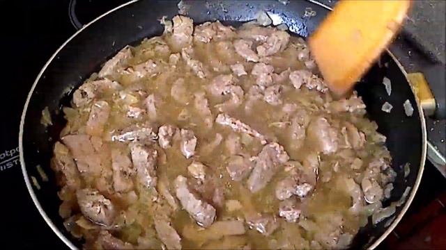 Тушёная картошка с печенью / шедевры кулинарии / учимся готовить/ как приготовить смотреть онлайн