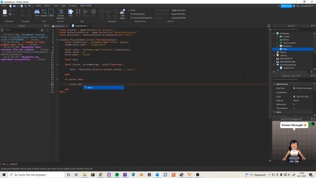 Datastores Roblox Studio Tutorial смотреть онлайн