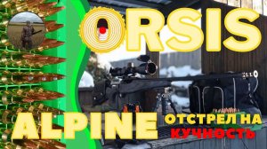 Орсис SE Alpine 300 WIN MAG. Отстрел на кучность.
