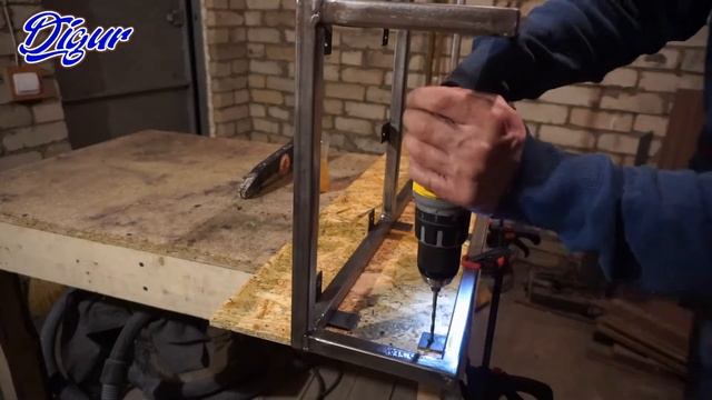 Зеркало с полками в стиле LOFT, которого нет ни у кого, своими руками. смотреть онлайн