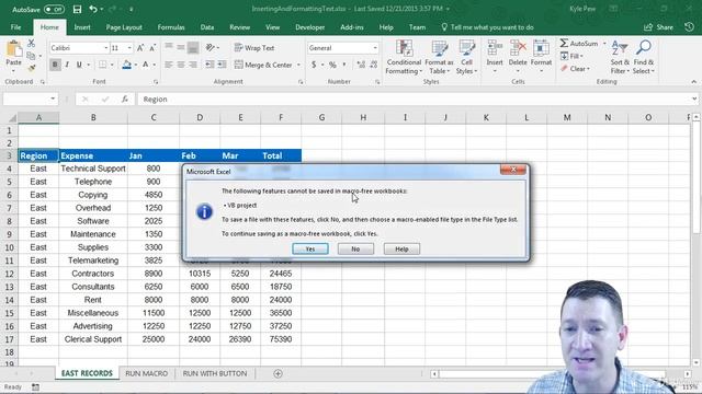 8 Saving an Excel File that contains Macros смотреть онлайн