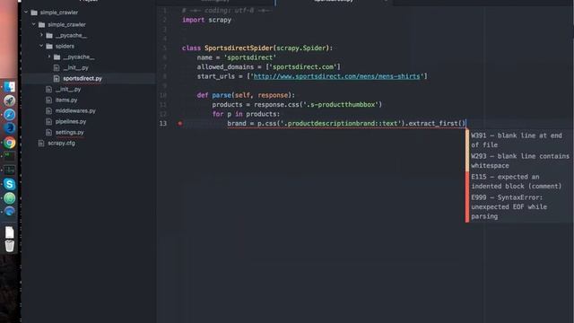 Create simple spider with Scrapy - Part 1 смотреть онлайн