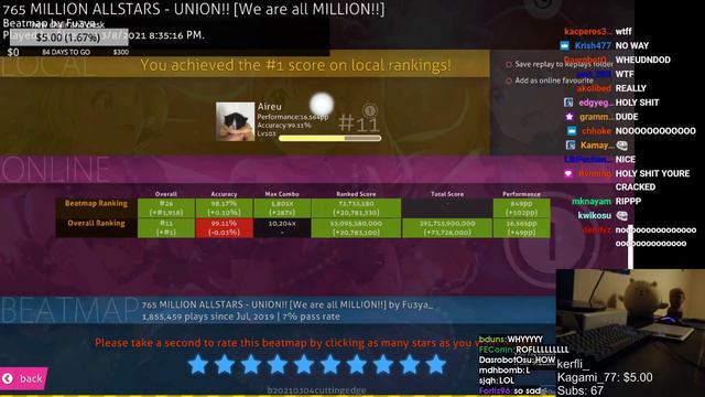 Daily Osu Stream Highlights: GUESS WHO IS BACK 1.8X SPEED S RANK смотреть онлайн